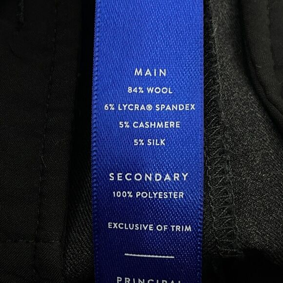 Kit and Ace Go To Trousers Wool Silk Cashmere Dress Pants Women's Size 2 - Picture 7 of 10